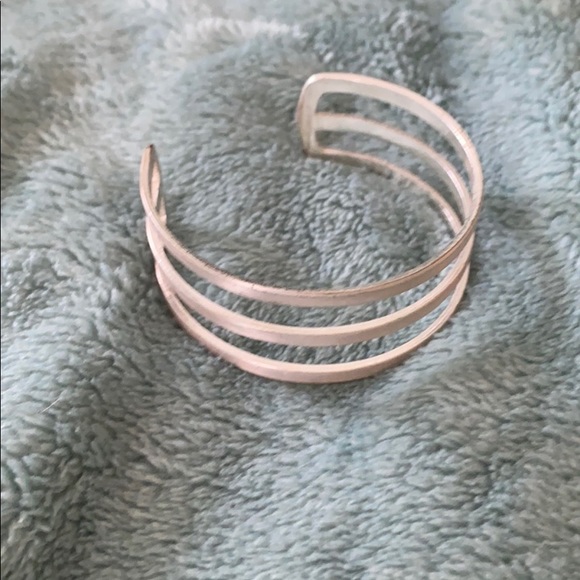 Silver Cuff Bangle - Picture 3 of 4